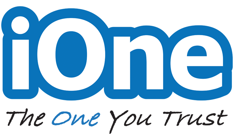 iOne Cambodia | Logo | BW